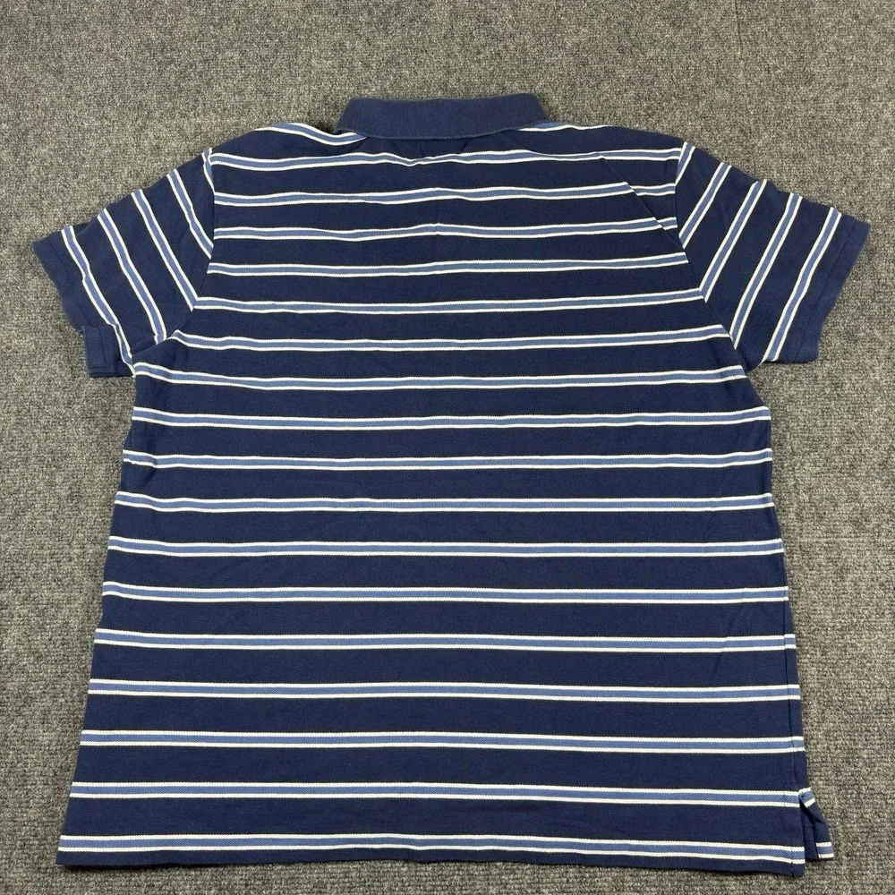 Ralph Lauren‎ Polo Jeans Co Mens Shirt XXL 2XL Vintage Polo Striped Blue